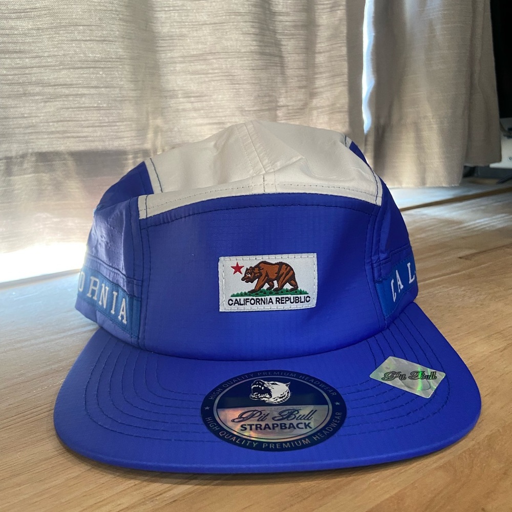 Flat brim California Republic hat